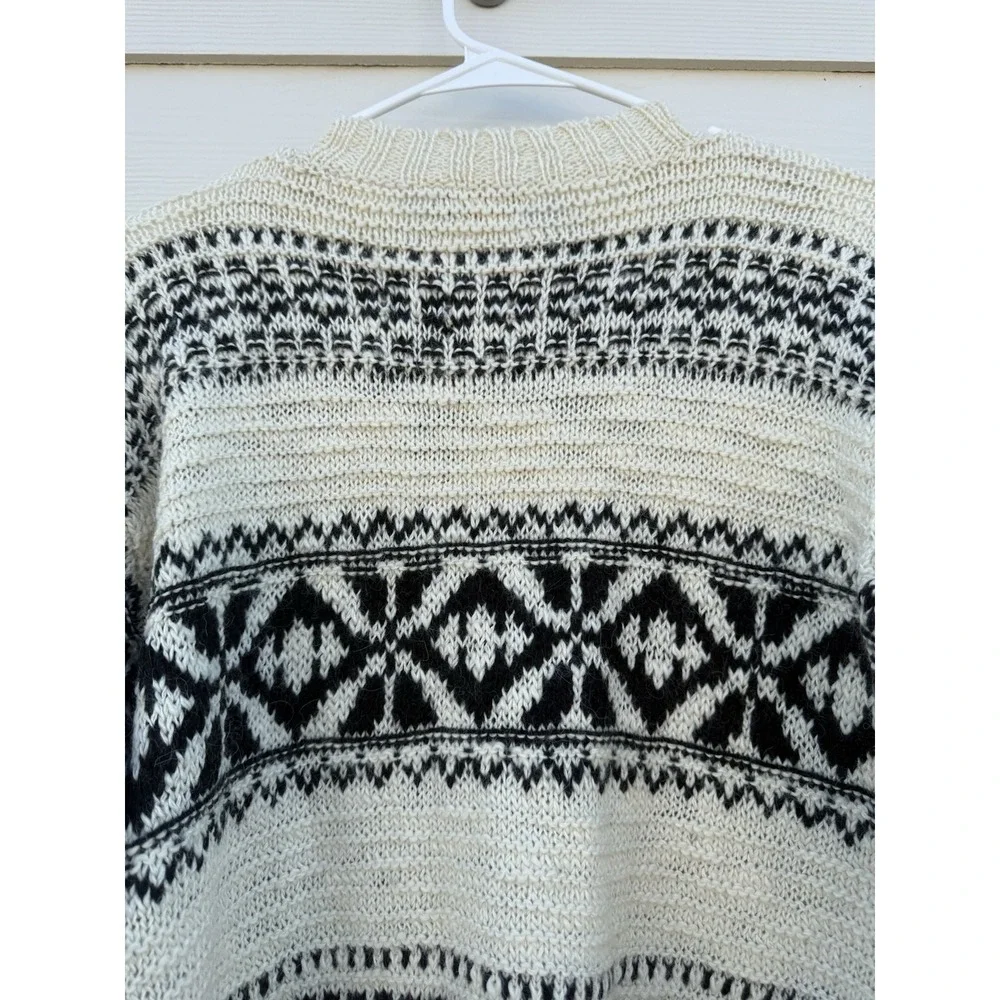 Polo Ralph Lauren Nordic‎ Wool Alpaca Blend Sweater Winter Cream Size Small - Picture 9 of 9